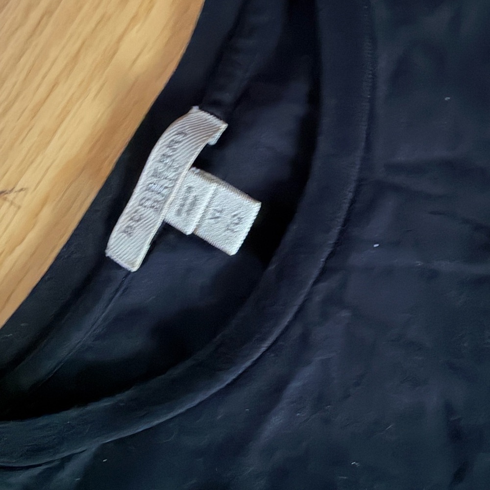 Burberry Black Long Sleeve Tee